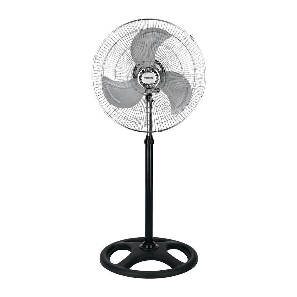 Rosberg R51760J18 3-in-1 Ventilator, 70W, Stand-, Wand- und Produktbild 