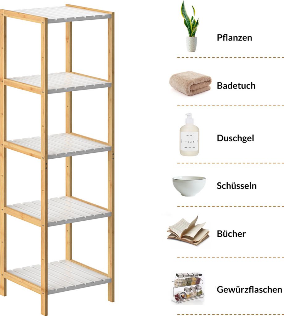 Wunderbar Regal Badezimmer Holz Ebenbild