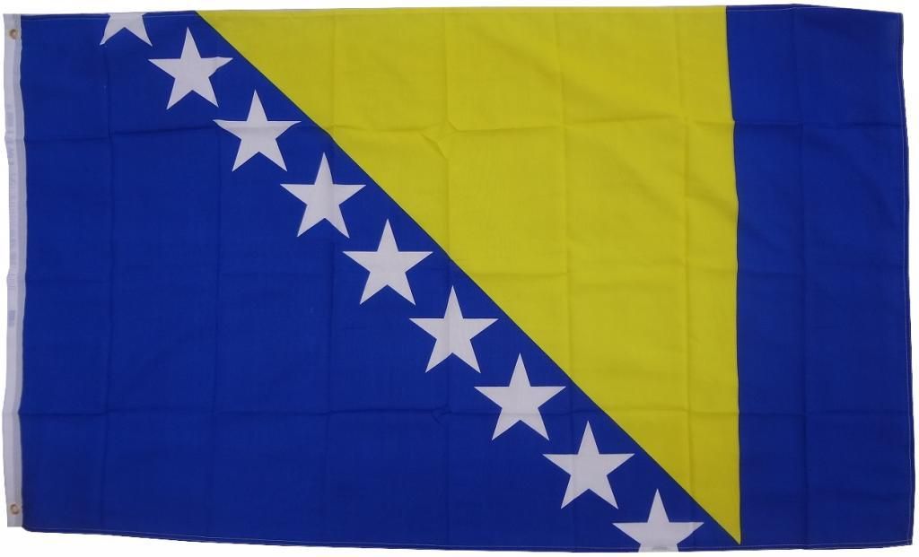 Flagge Fahne Bosnien-Herzogowina 90 x 150 cm - Fahne- Produktbild 