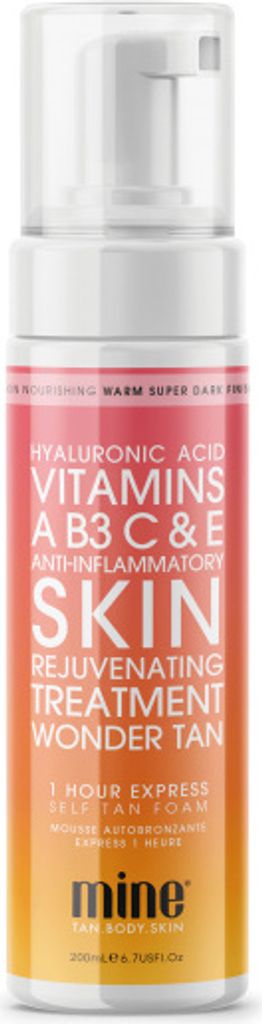 Minetan Body.Skin 1 Hour Express Dark Fake Tan Treatment Foam 6.7 Fl Oz