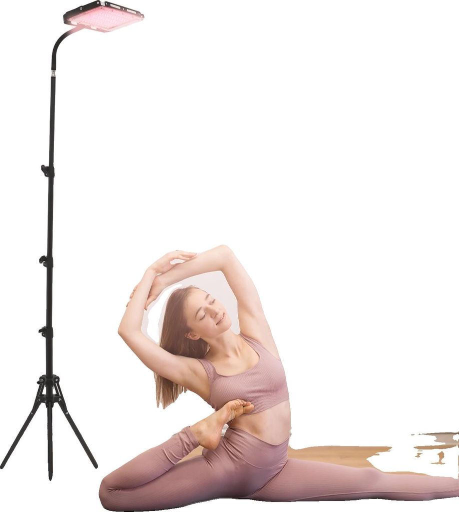 Infrarotlampe, höhenverstellbar, 360° Drehung, LED-Lichttherapie