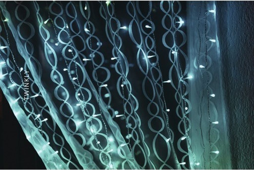 Twinkly Curtain 210 RGBW LED, kurtyna, przezroczysty Zdjęcie produktu 20