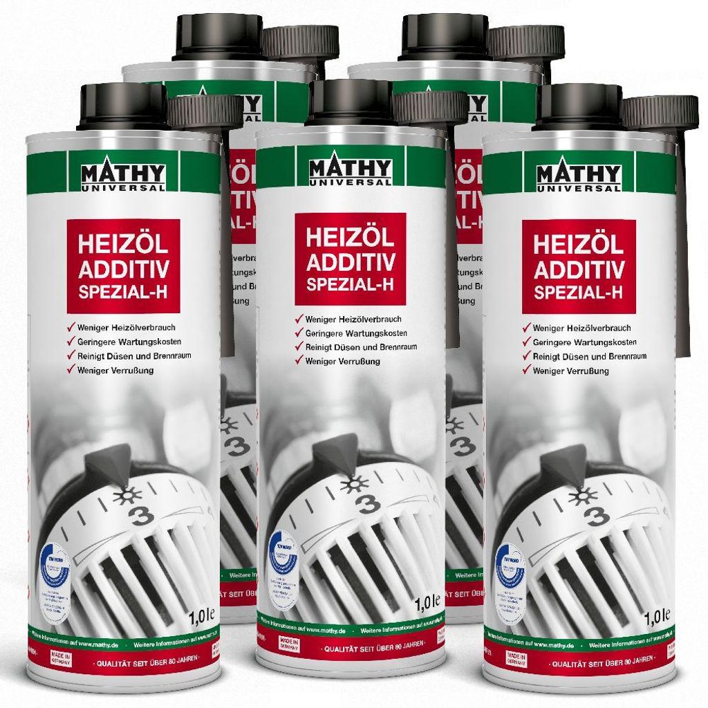 MATHY SPEZIAL-H Heizöl-Additiv 5 x 1,0 l - Additiv für Produktbild 