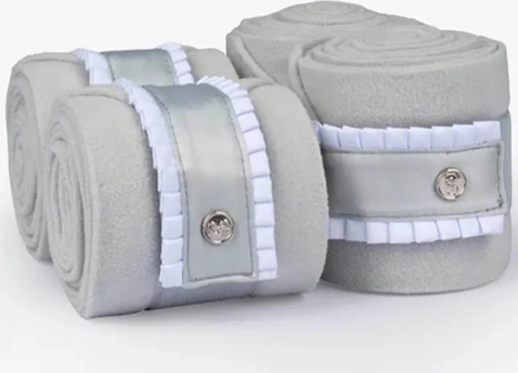 Protection cheval PS of Sweden Ruffle Pearl FS 2024 Gris Full