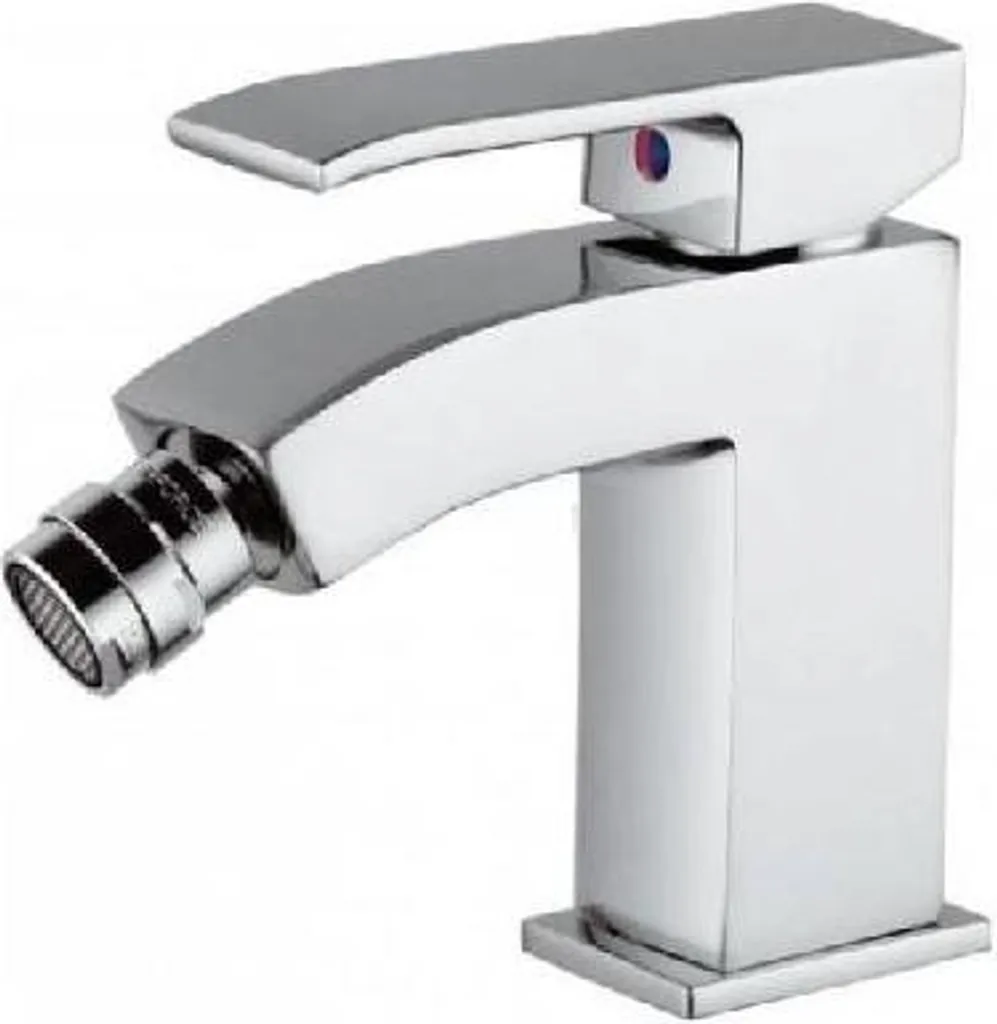 Robinet de Bidet Monocommande Paffoni Level Chrome avec Mousseur Orientable