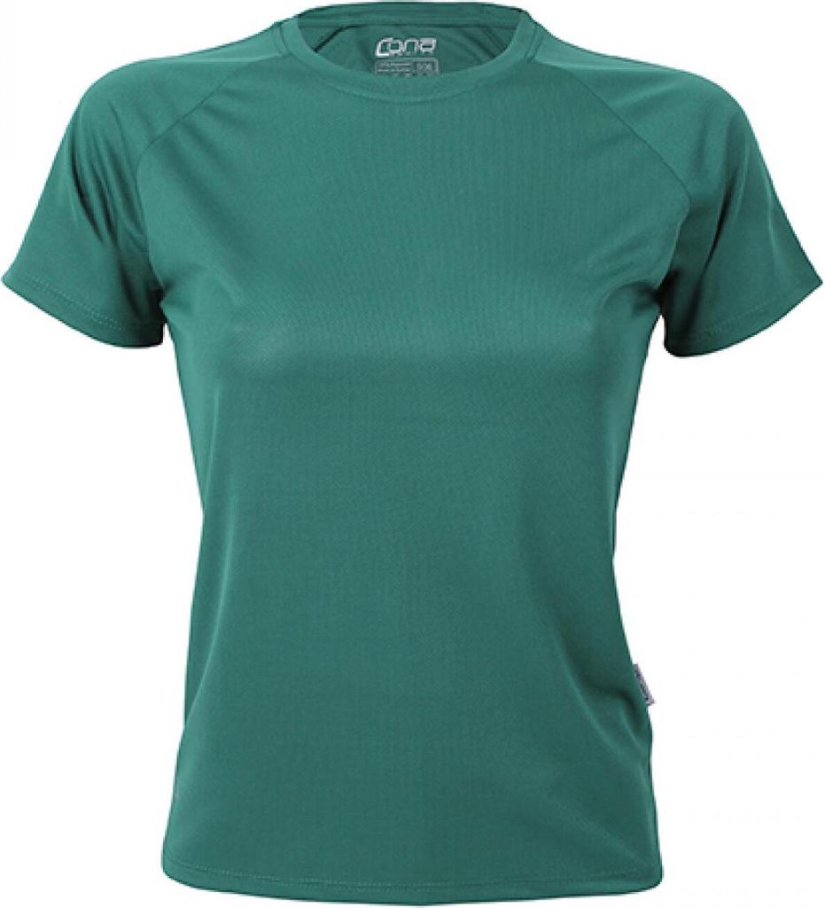 CONA SPORTS CSL01 | Damen Rainbow Ladies Tech Tee / - - Farbe: Bottle Green - Größe: L