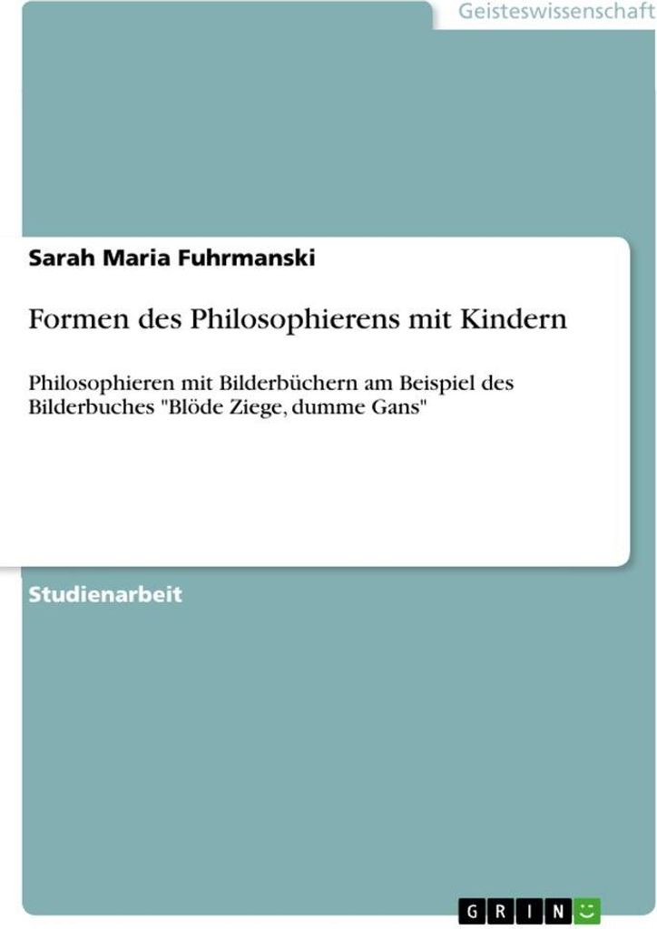 Formen des Philosophierens mit Kindern