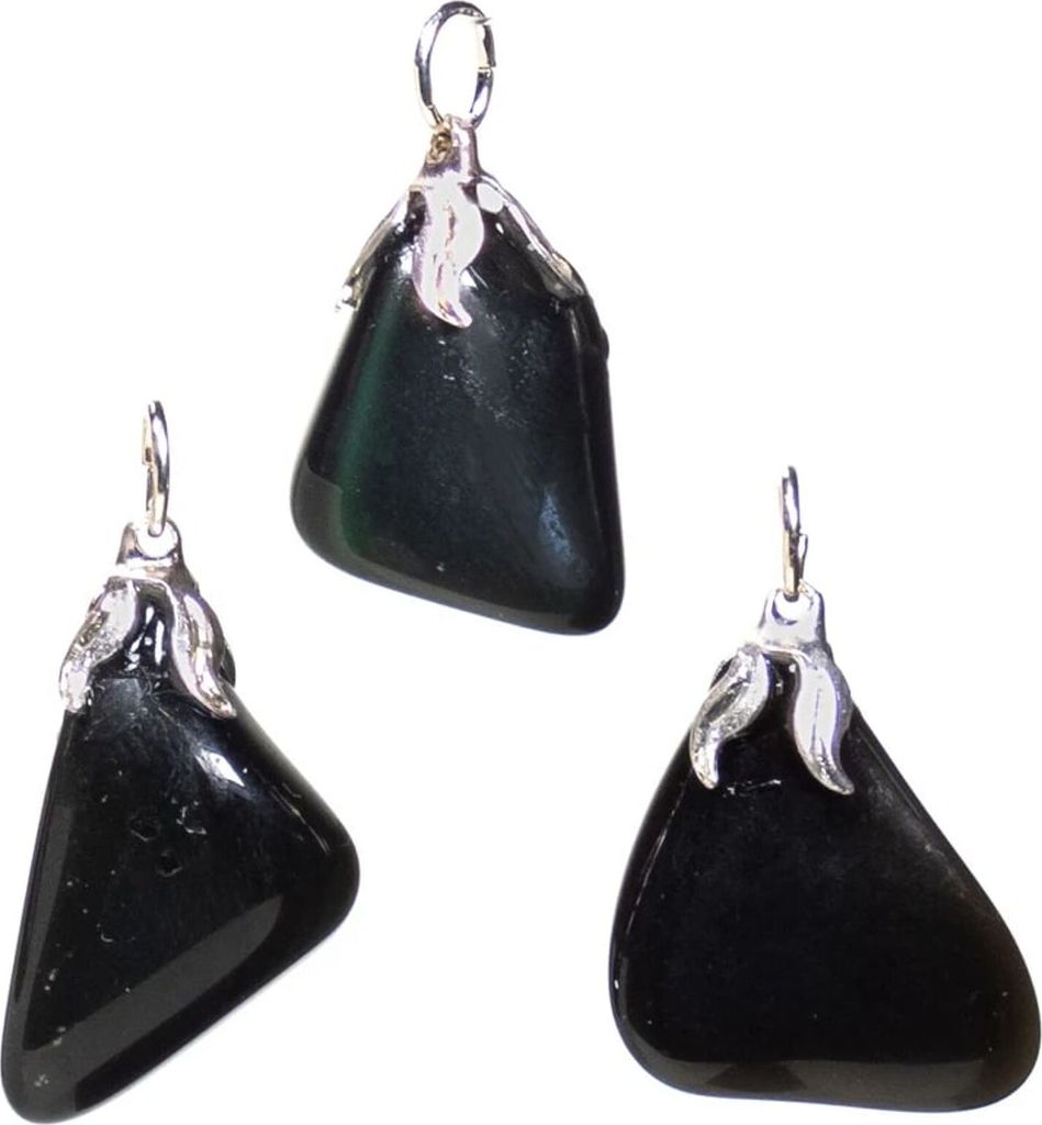 Edelsteinanhänger Regenbogen-Obsidian -- ±1.5-3cm