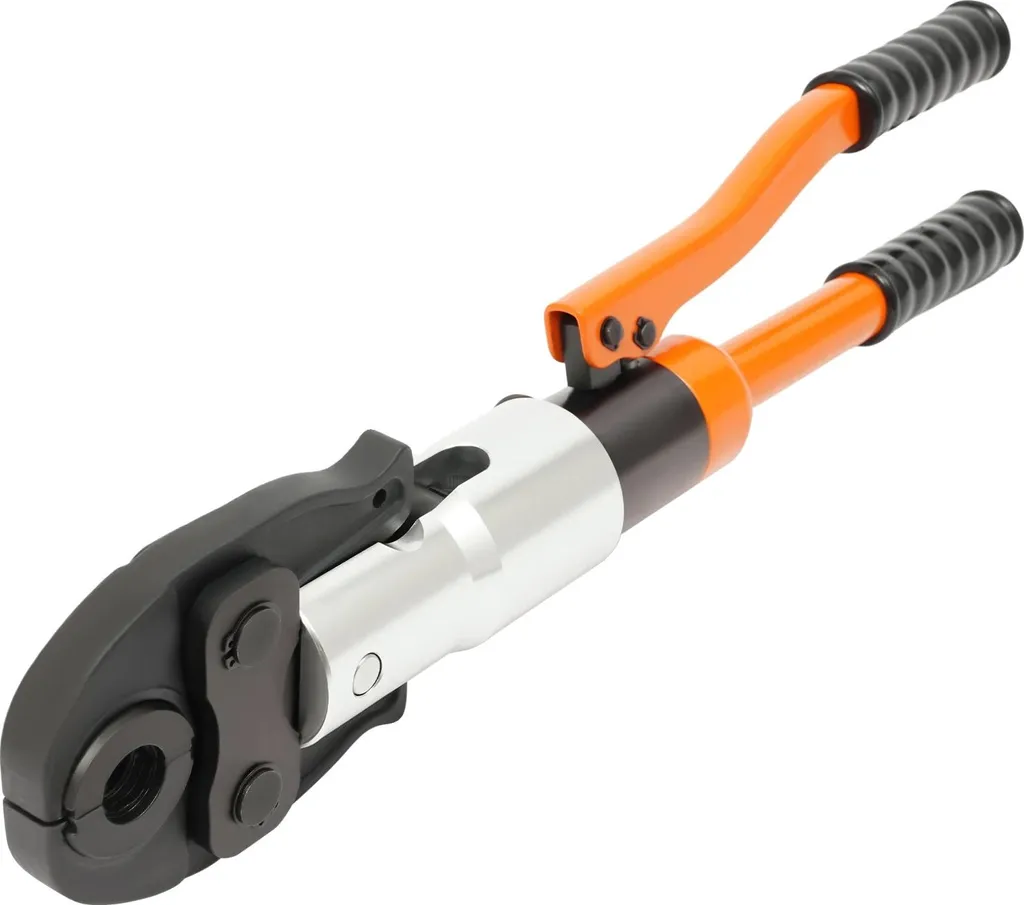 Clé serre-tube hydraulique universelle orange pour plomberie et réseau