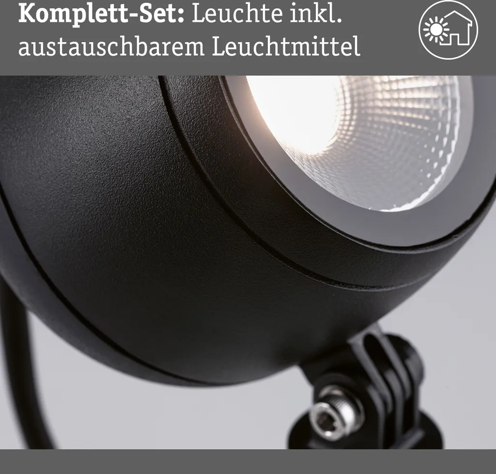 Paulmann Faretto da giardino a LED Kikolo - 5