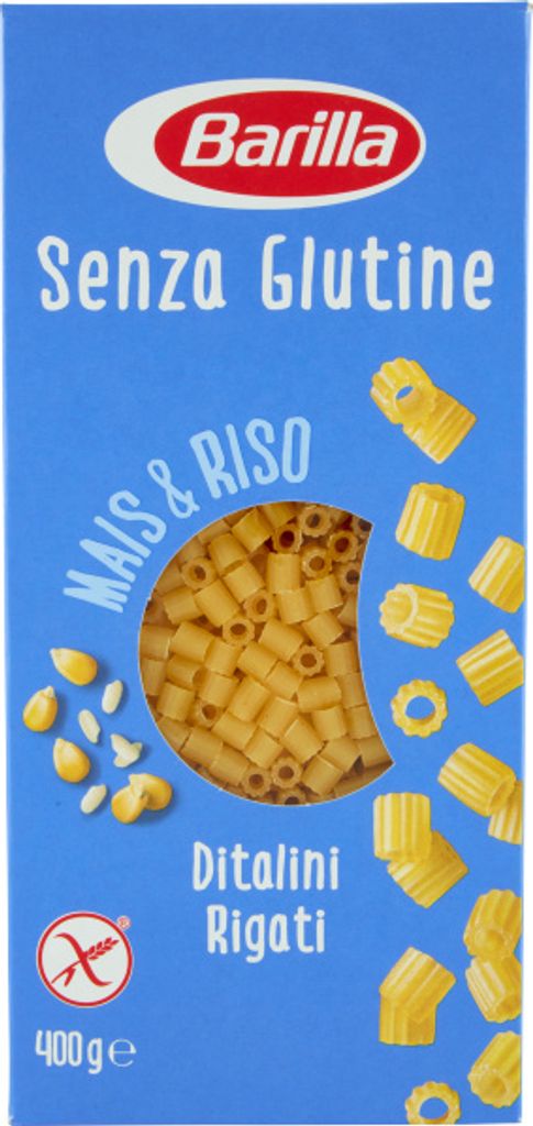 A box of Barilla gluten-free pasta.