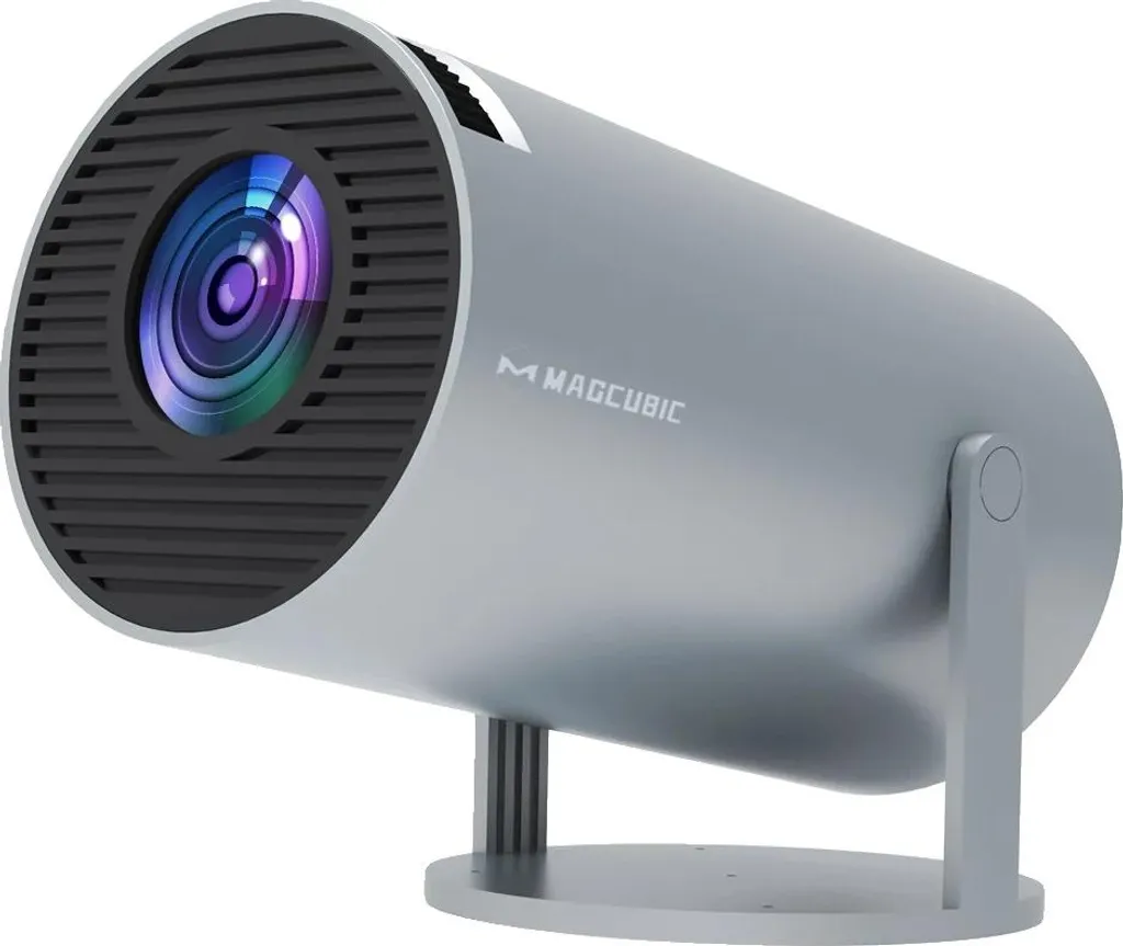 Projecteur Android HY300 8000 Lumens : Image Géante et Connectée Grise