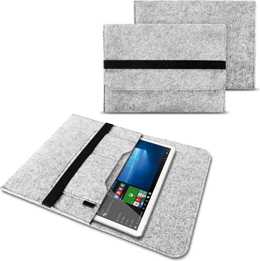 Tasche Hülle für Google Pixel Tablet Filz Sleeve Schutzhülle Tablet Case CoverFarben:Hell Grau