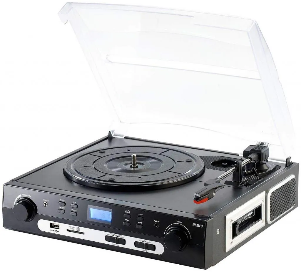 Comment numériser des vinyles rayés ? Tourne-disque Q-Sonic Pro 10 MP3 - 3
