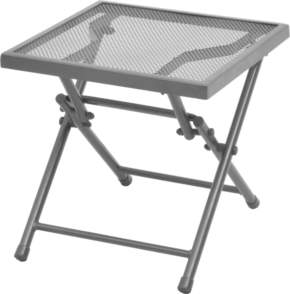 Bains de soleil en acier anthracite avec dossier réglable et table - 6