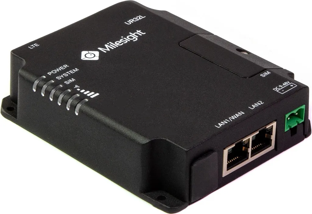 Routeur 4G PoE Milesight UR32 Lite Compact et Résistant aux Chocs