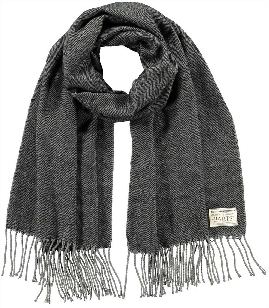 Barts Herren Schal Men Soho Scarf 180x60 cm Accessoires - Farbauswahl / Farbe: Black