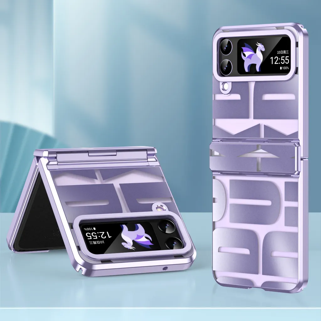 ZORSOME Custodia per telefono per Vivo X Fold 3 Pro, compatibile con forte anello magnetico, trasparente, ultra sottile, in policarbonato rigido