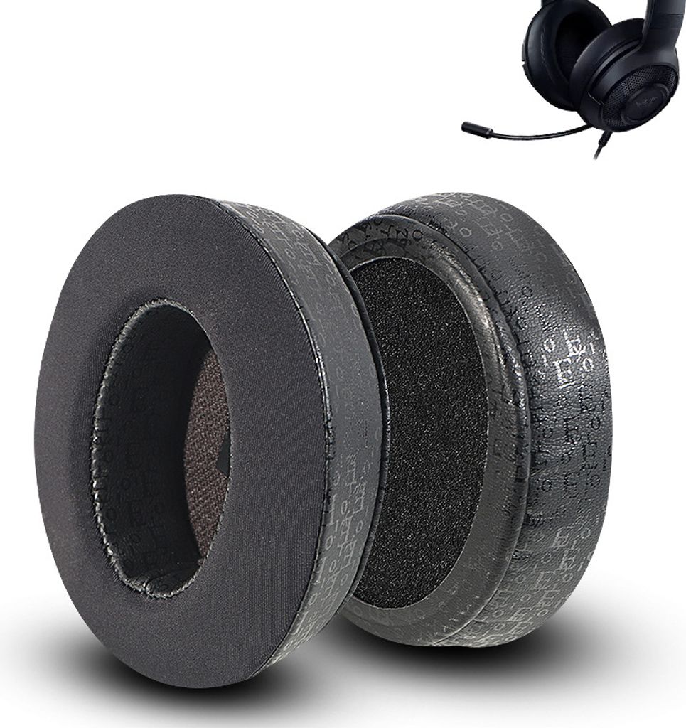INF Kühlende Ohrpolster für Razer Kraken X Kopfhörer - Schwarz