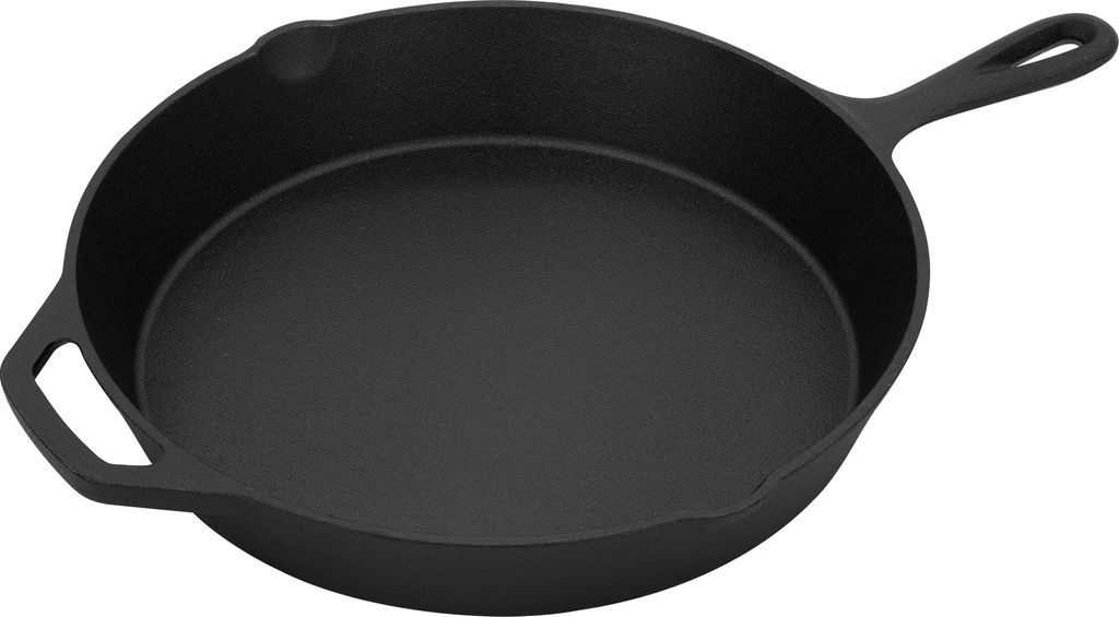 BBQ#BOSS Bratpfanne aus Gusseisen, Ø 31 cm, Schwarz, inkl. Produktbild 