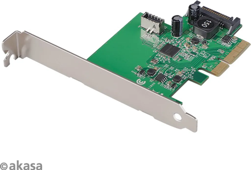 Carte PCIe USB 3.2 Gen 2 Akasa débit 10Gbps avec port interne Type-E