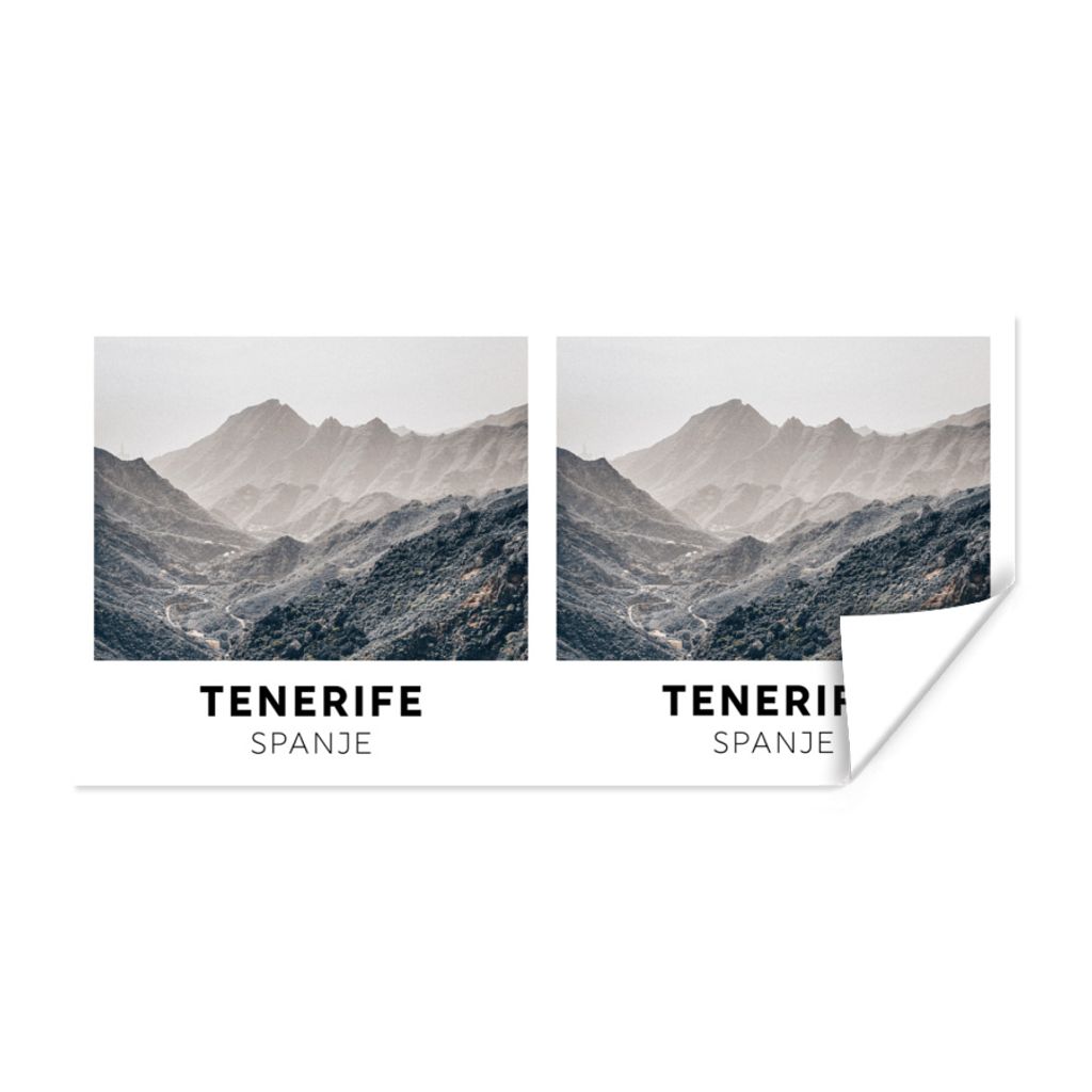 MuchoWow Poster Teneriffa - Spanien - Berge 80x40 cm - Wanddeko
