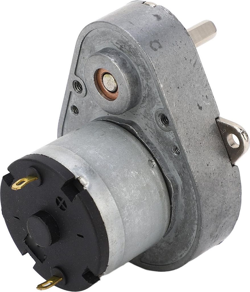 24-V-Gleichstrom-Getriebemotor aus Aluminiumlegierung, selbsthemmend, Drehzahlreduzierung, Messingspule 48E520, 10 U/min
