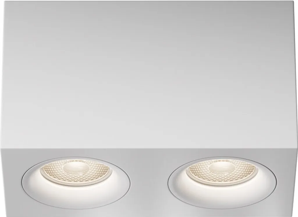 Éclairage plafond moderne blanc Maytoni Slim pour couloir et salon