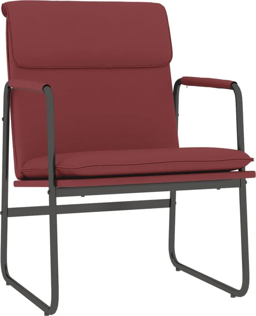Poltrona Relax Rosso Vino 55x64x80 cm | Il Tuo Angolo di Benessere