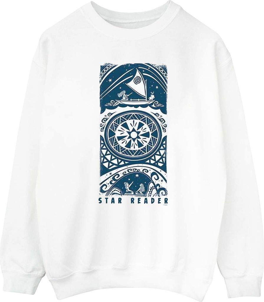 Disney - "Star Reader" Sweatshirt für Herren BI40377 (S) (Weiß)