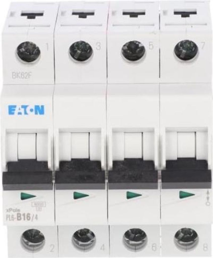 Leitungsschutzschalter 4P B 16A 6kA AC PL6-B16/4 166494