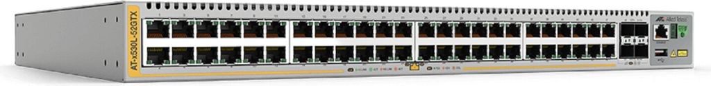 Allied Telesis AT x530L-52GTX - Switch - L3 - managed - 48 x 10/100/1000 + 4 x 1 Gigabit/10 Gigabit SFP+ (Uplink) - an Rack montierbar