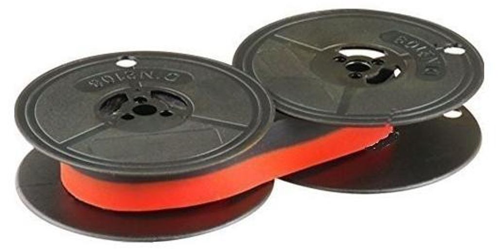 Farbband für DIN 2103 - 53mm Durchmesser - schwarz/rot- Produktbild 