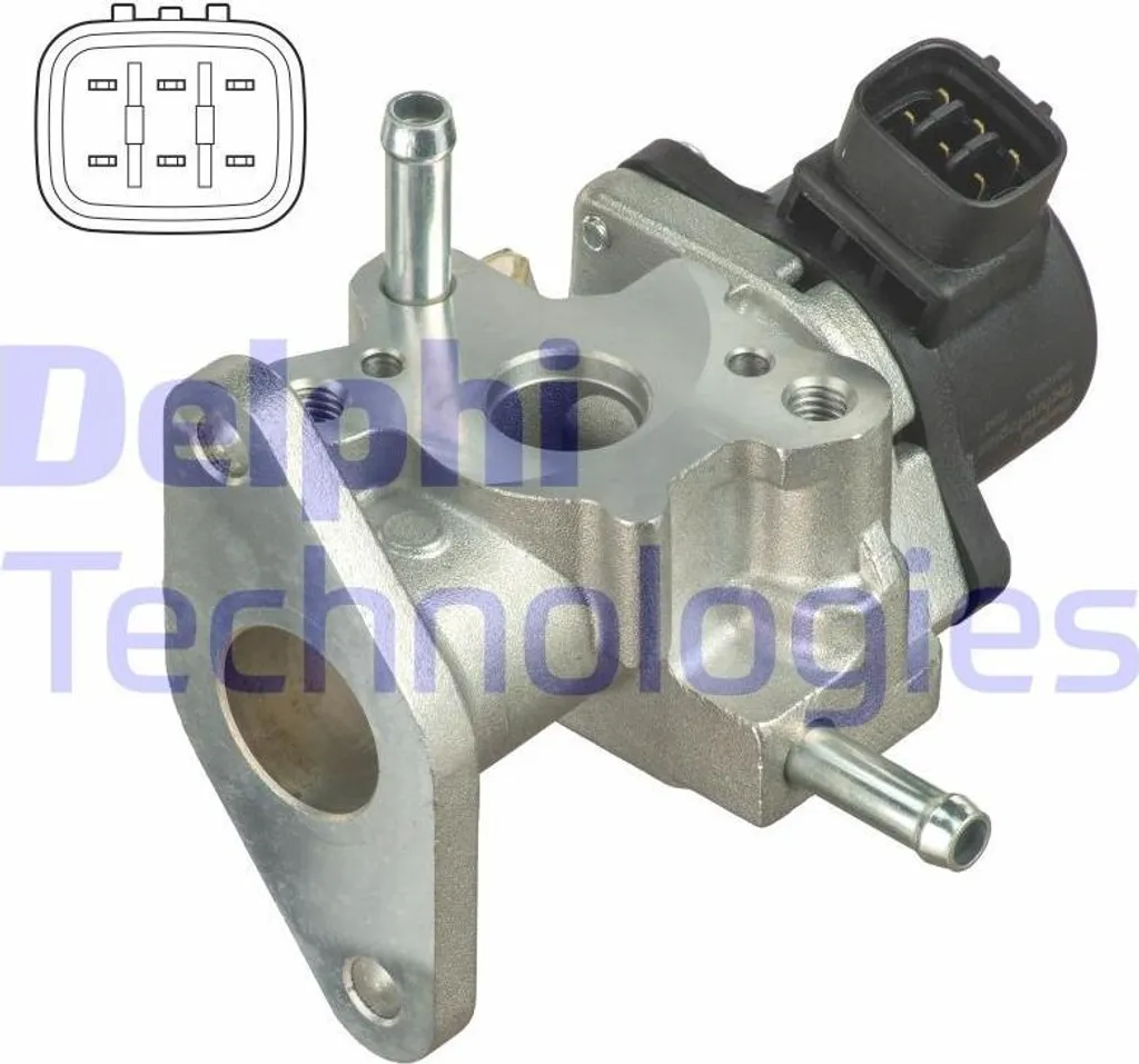 Vanne EGR DELPHI haute durabilité, pièce mécanique fiable pour Yaris