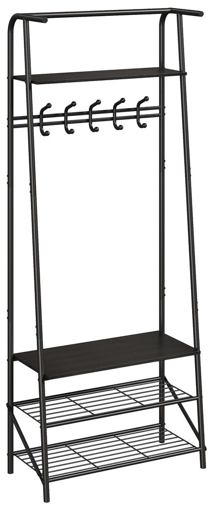 Perchero para recibidor con asiento y estante para zapatos Imagen del producto 