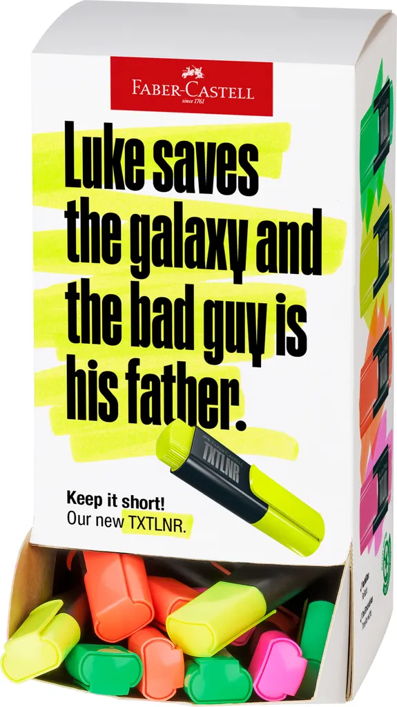 Surligneur pour révisions et bureau Faber-Castell TXTLNR Superfluor