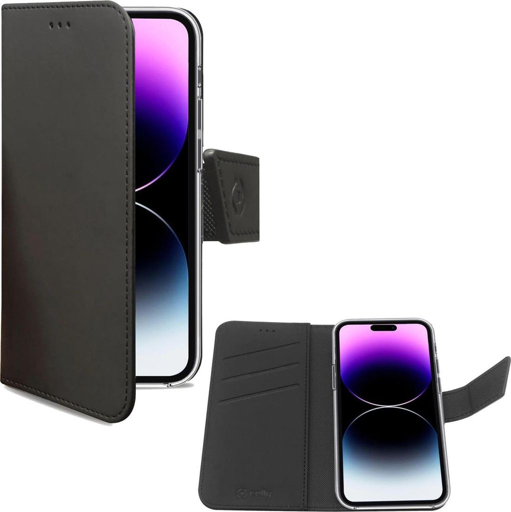 Wallet Case iPhone 14 Pro Max Schwarz