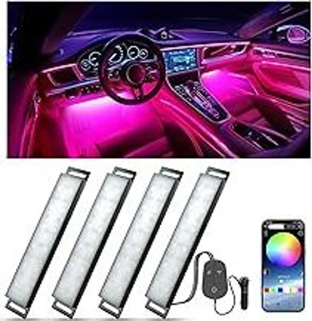 Illuminazione Ambientale Auto YiLaie: Lusso e Colore in Ogni Viaggio