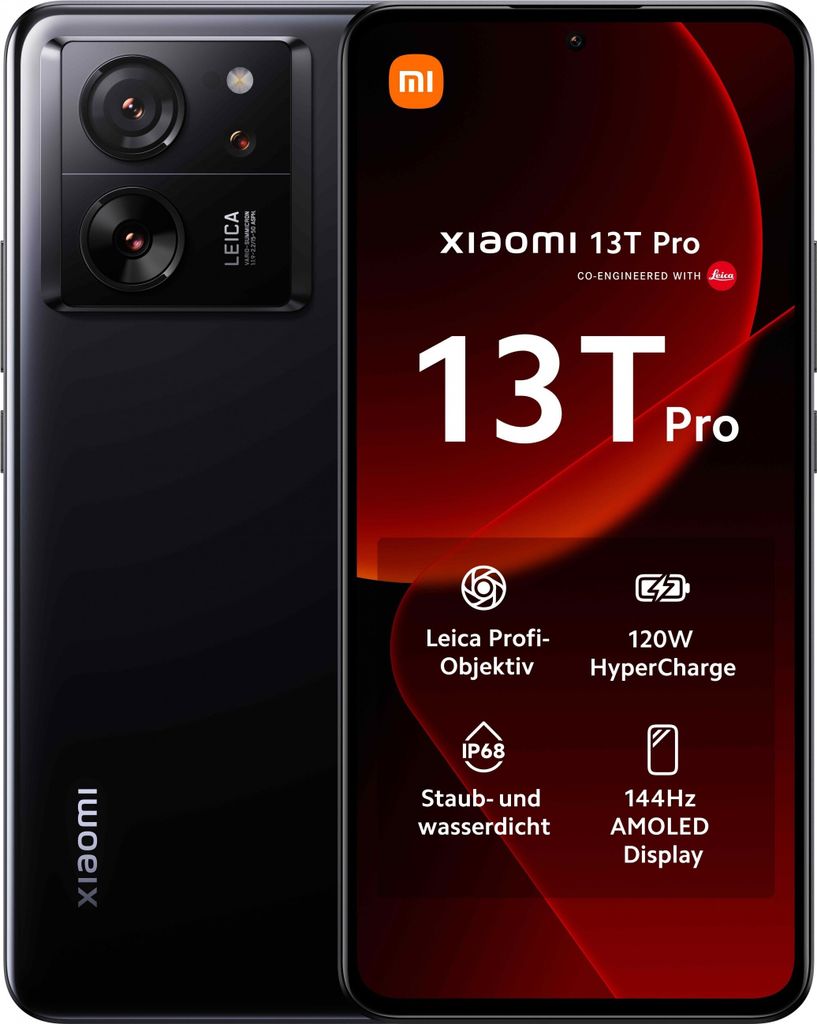 Xiaomi 13T Pro (16GB+1TB) schwarz Produktbild 