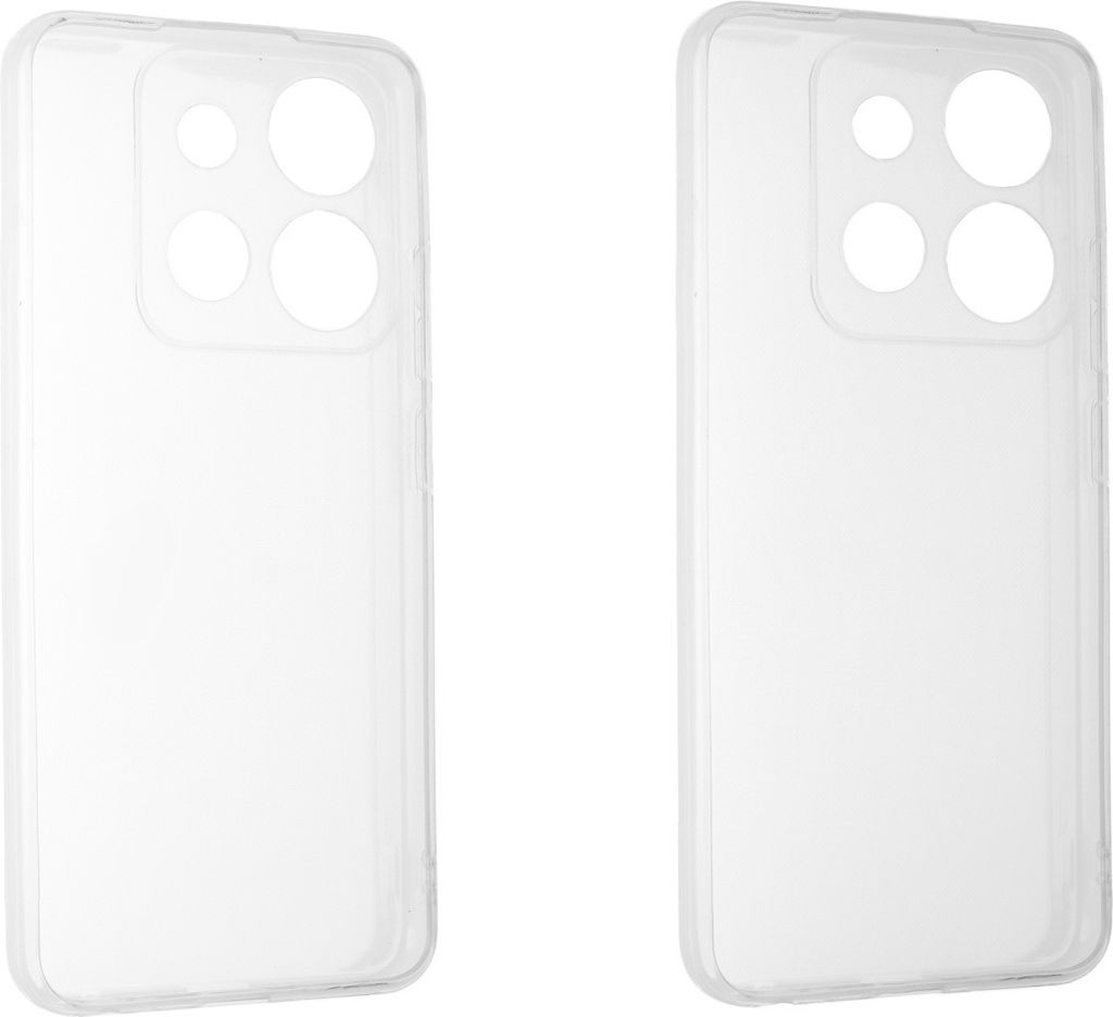 caseroxx Schutz-Hülle TPU-Hülle kompatibel mit Tecno Mobile Spark Go, Gummi Handy Tasche transparent