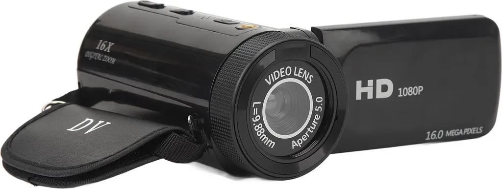 Caméra de Vlogging 16MP avec Écran Pivotant et Objectif Grand Angle HD - 5
