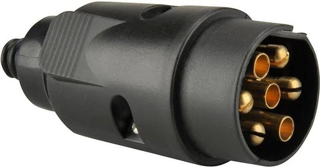 UNITEC Stecker für Anhänger 7-polig 12 Volt