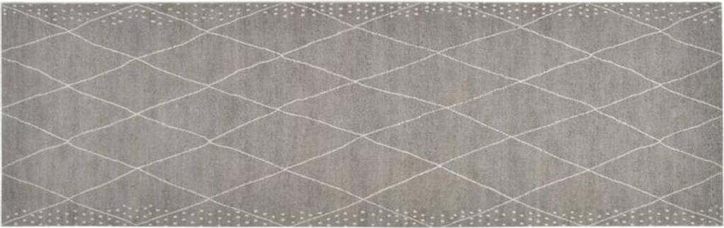 vidaXL Küchenteppich Waschbar Raute 60x180 cm Samt