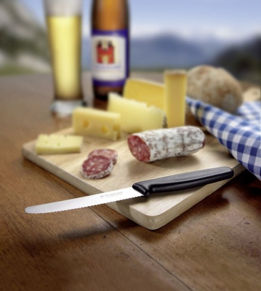 6 VICTORINOX príborových nožov strieborné, lesklé čierne, Obrázok produktu 3