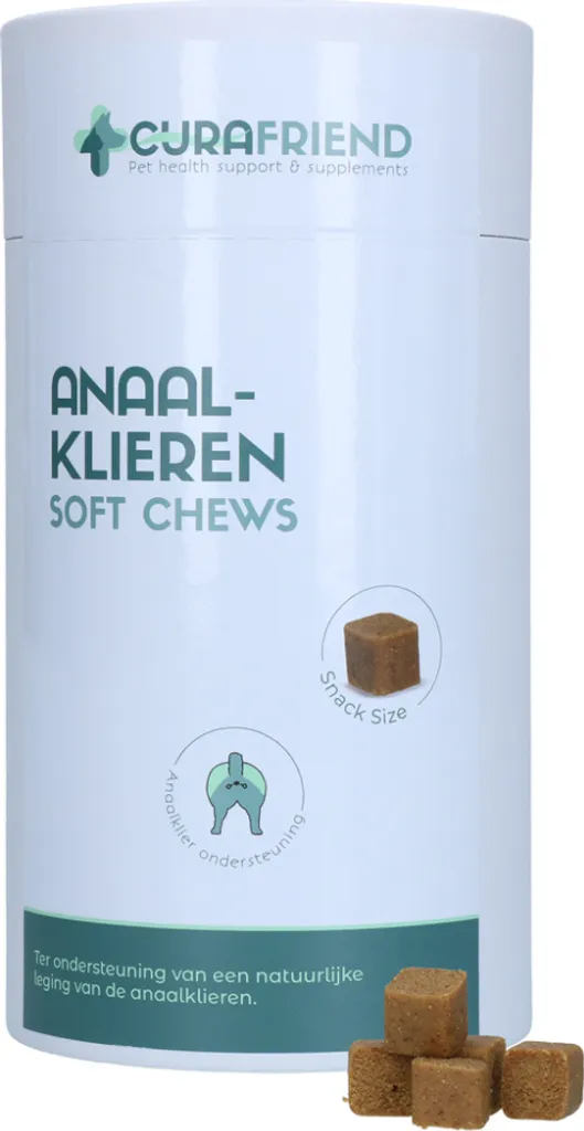 Complément Alimentaire Glandes Anales Chien - 120 Bouchées CuraFriend Soft