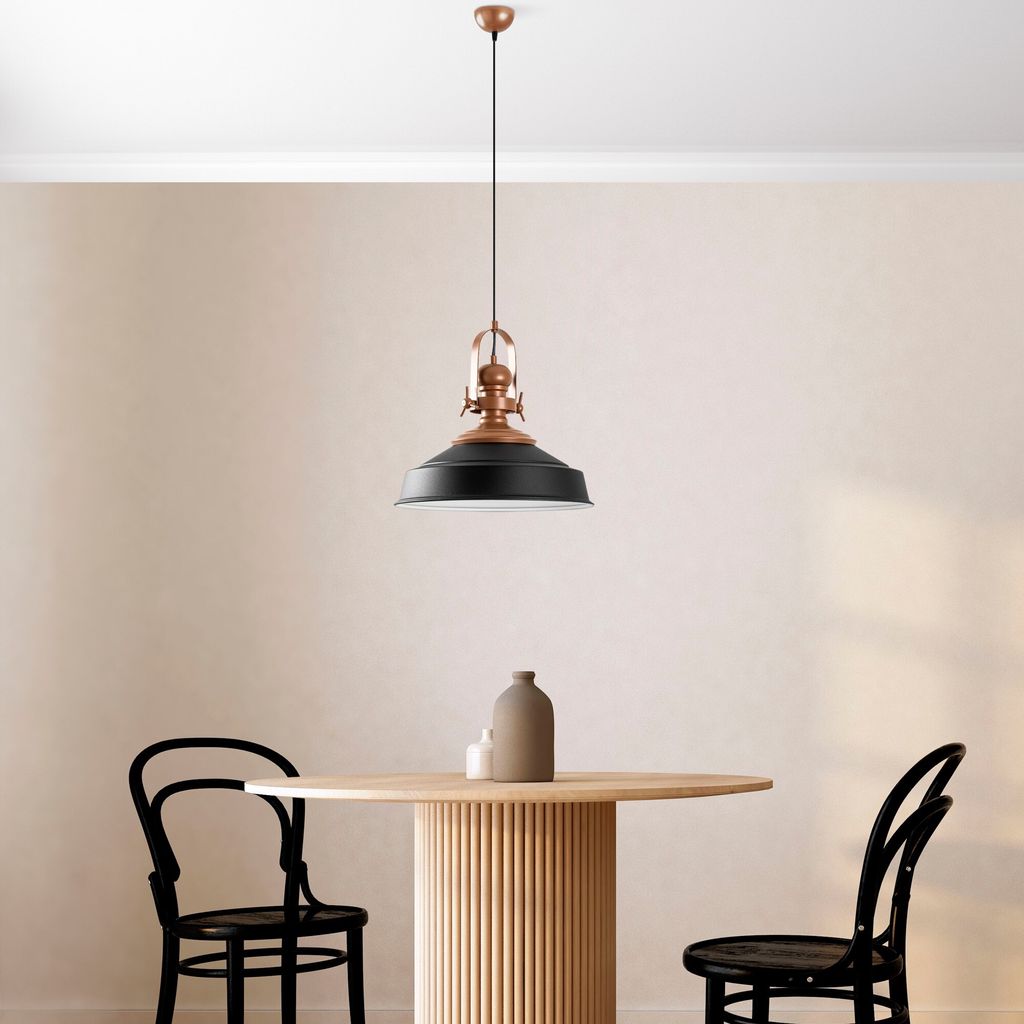 Opviq, Craft - 13980, Kronleuchter, Schwarz, METALLKÖRPER, 41 x 41 x 45 - 130 cm