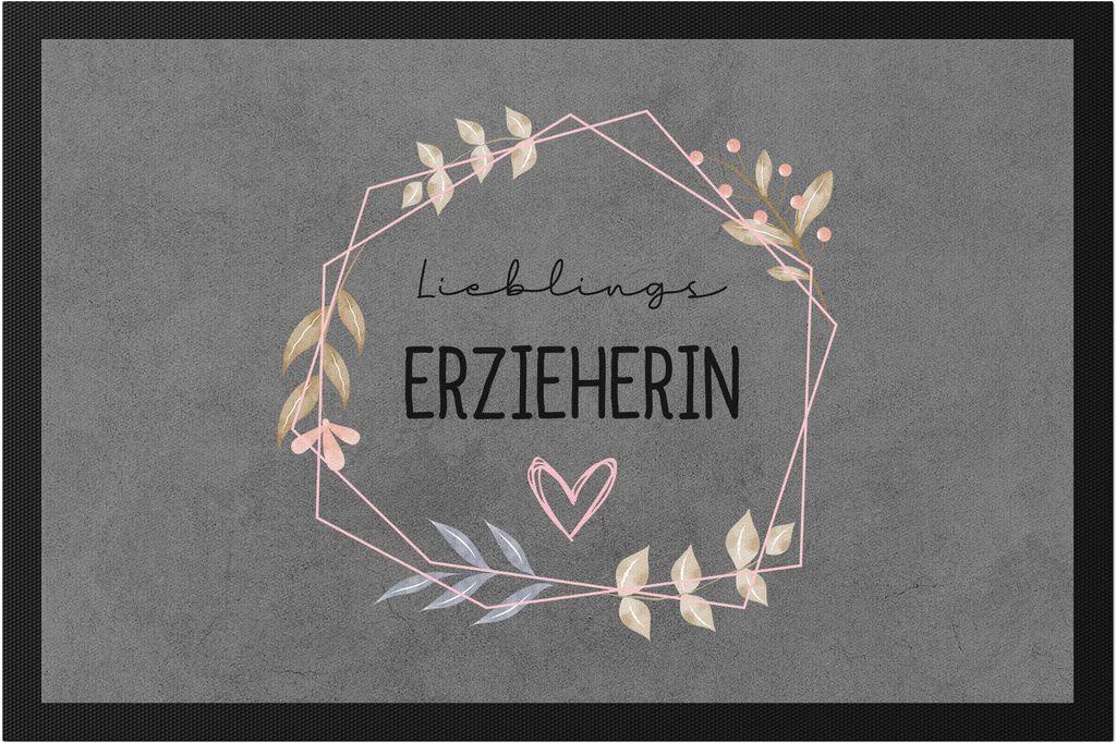 Lieblings-Erzieherin Fußmatte Kindergarten Abschied Dankeschön & Abschiedsgeschenk Kindergarten Kita