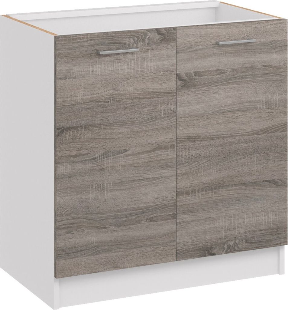 Roe Furniture | Küchenunterschrank 80 cm - DunkelSonoma - Produktbild 