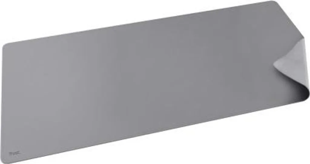 Tapis XXL Trust Benya Gris pour Organiser et Protéger votre Bureau
