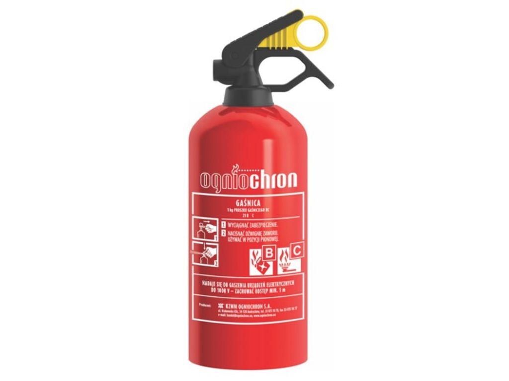Gaśnica OGNIOCHRON GP1Z BC 1KG Zdjęcie produktu 
